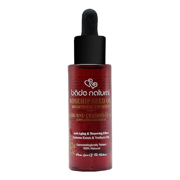 Kuşburnu Göz Altı Aydınlatıcı ve Yenileyici Serum - Yenileyici ve Leke Karşıtı, BADE NATURAL